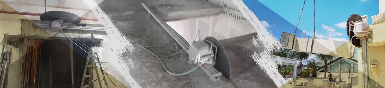 קדיחה בקיר בטון